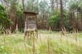 German deerstand in a forest