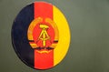 German Democratic Republic emblem Royalty Free Stock Photo