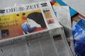 GERMAN DAILY DIE ZEIT PAPER Royalty Free Stock Photo