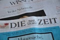 German  Die Zeit weekly paprs in Copenhagen Denmark Royalty Free Stock Photo