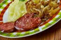 German dish Himmel und Erde Royalty Free Stock Photo