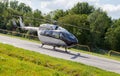 German EC145 T2 from airbus on berlin air show Royalty Free Stock Photo