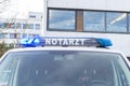 German emergency doctor notarzt car