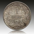 German Empire Silver Mark Coin 1874