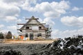 German family home under construction Royalty Free Stock Photo