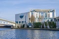 German Federal Chancellery as seen from the Magnus-Hirschfeld Ufer