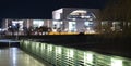 German Federal Chancellery in Berlin - CITY OF BERLIN, GERMANY - MARCH 11, 2021 Royalty Free Stock Photo