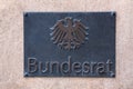 German federal council sign