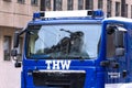 German federal technical aid truck
