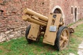 German field gun sIG 33 Royalty Free Stock Photo