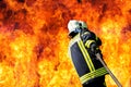 German firefighters Royalty Free Stock Photo