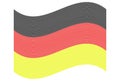 German Flag Royalty Free Stock Photo