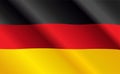 German flag Royalty Free Stock Photo