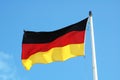 German flag flying Royalty Free Stock Photo