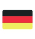 German flag. Germany flag. German flag vector eps10. Royalty Free Stock Photo