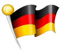 German Flag Illustration