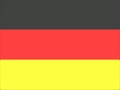 German flag illustration. Germany national flag.