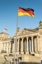 German Flag with Reichstag