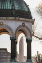 German fountain and Egyptian obelisk, Istanbul Royalty Free Stock Photo