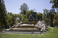 The German Fountain in Parque Forestal in Santiago Chile Royalty Free Stock Photo