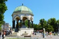 German Fountain in Sultan Ahmet Square, Istanbul, Turkey Royalty Free Stock Photo