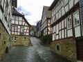 Historic German Timber Framed Houses Royalty Free Stock Photo