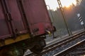 German freight train Royalty Free Stock Photo