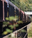 German freight train Royalty Free Stock Photo