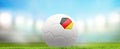 German Germany soccer football ball 3d rendering
