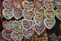 German Gingerbread Hearts Royalty Free Stock Photo