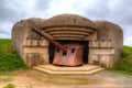 The German coast battery of Longues-sur-Mer, Normandie, France