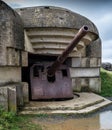 German gun battery of Longues-sur-Mer Royalty Free Stock Photo