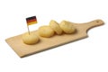 German hand cheese from Frankfurt am Main Royalty Free Stock Photo