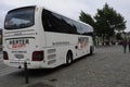 GERMAN HERTER REISEN TOURIST BUS Royalty Free Stock Photo