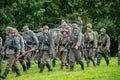 German infantry on the march.