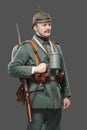 German infantryman during the first world war.