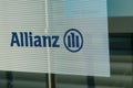 German insurance group Allianz sign Royalty Free Stock Photo