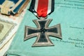 German Iron Cross Second World War. Royalty Free Stock Photo