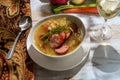 German Kielbasa Oktoberfest Stew Royalty Free Stock Photo