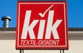 German KiK brand name on a store