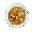 German Kohlsuppe Royalty Free Stock Photo