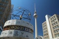 Berlin Alexanderplatz and TV Tower. Royalty Free Stock Photo