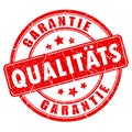 German language quality guarantee stamp