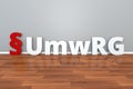 German Law UmwRG abbreviation for Law on supplementary rules on remedies in environmental matters under the EC Directive