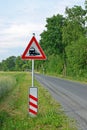 German Level Crossing Sign
