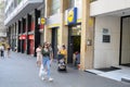 GERMAN LIDL GROCERY MARKET IN BARLCEN SPAIN