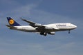 Lufthansa Boeing 747-400 Royalty Free Stock Photo