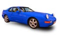 German luxury sports car Porsche 968. White background Royalty Free Stock Photo