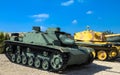 German made tank destroyer Sturmgeschutz III captured by IDF from Syrian Forces in 1967 . Latrun, Israel