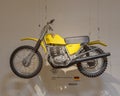 German Maico 450cc Moto-Cross Racer circa 1974 on display in the Haas Moto Museum in Dallas.